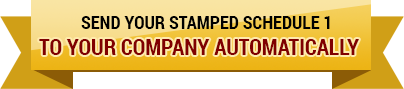 send you stamped schedule 1 to your company automatically